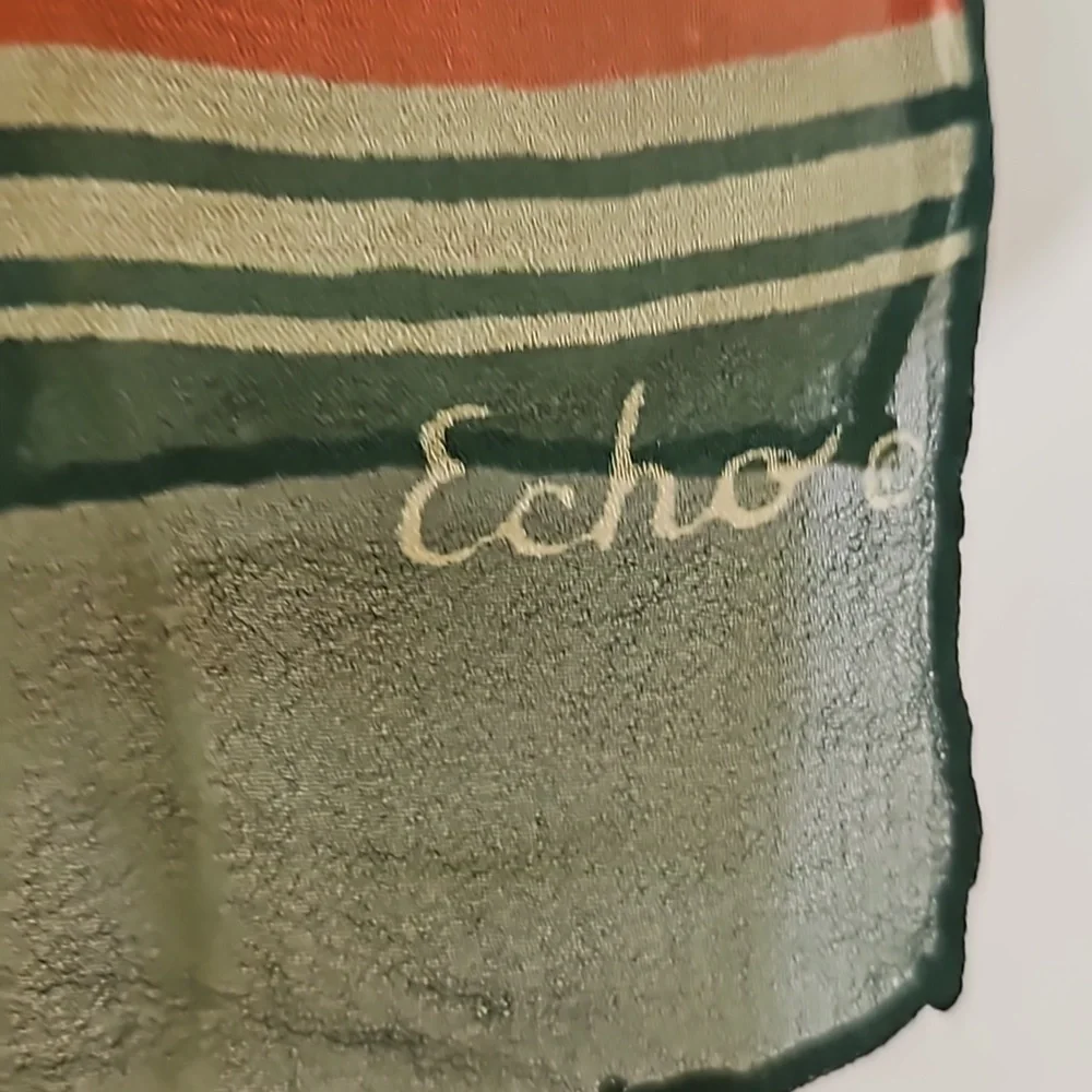Echo silk scarf